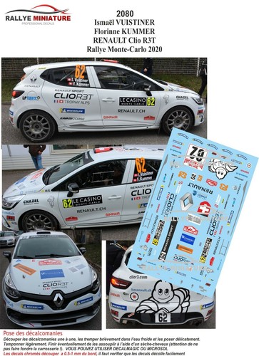 Decals ref 2080 - 2080, renault