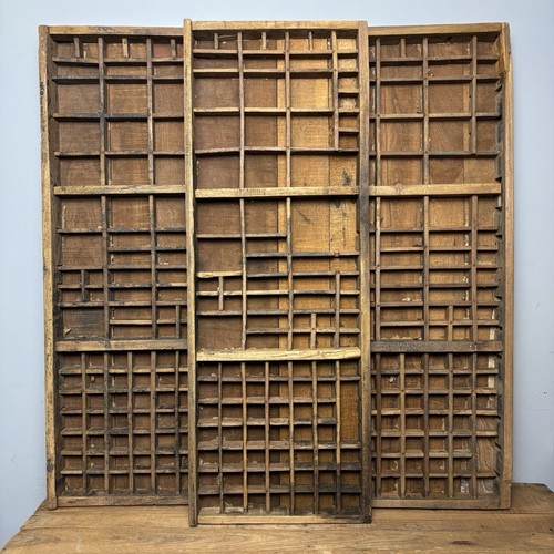 Vintage wooden printers tray - tray,