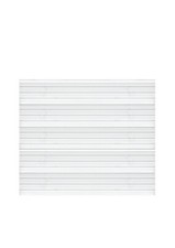 5ft High x 6ft Wide Gloss uPVC Plastic Garden Fence Panel & Anti Theft Clips