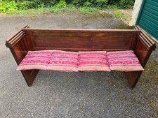 Beautiful Vintage Church Bench