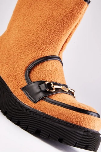 Brown boots - brown,