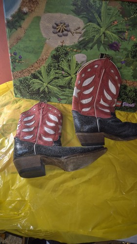 Justin vintage burgundy red - vintage,