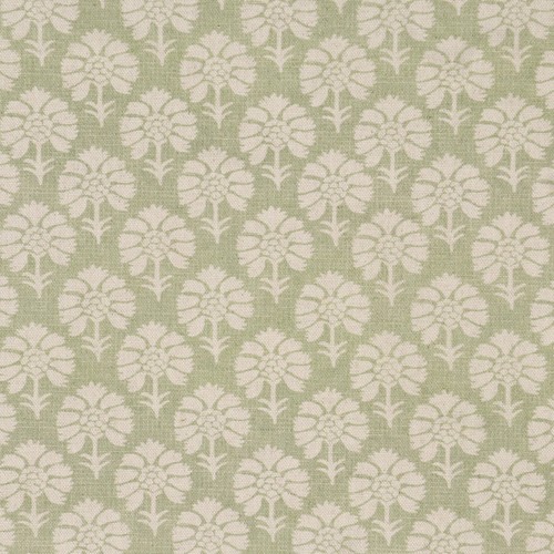 Cotswold floral fabric sage - floral,