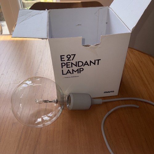 Muuto e27 pendant light grey - light, +