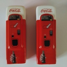 Coca-Cola Ceramic Vending Machine S&P Shakers