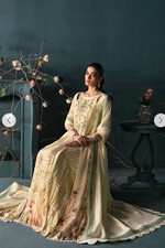 Rabia  Zahur Wedding dholki Formal Three Piece Outfit.