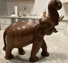Hand Carved Wooden Elephant