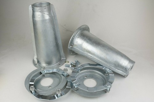 Galvanised turret shocker - turret/shocker, top