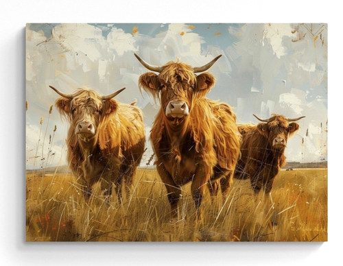 Highland cow animal - cow,