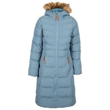 Trespass Audrey Long Hooded Womens Ladies Waterproof Parka Coat Padded Jacket