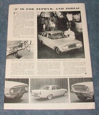 1962 English Ford Zephyr and