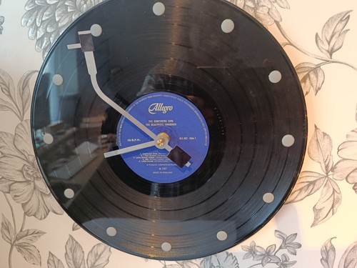 Vinyl record clock lp - 12", real