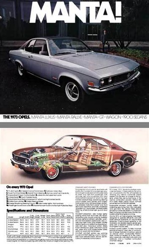 Opel 1973 manta the - opel,