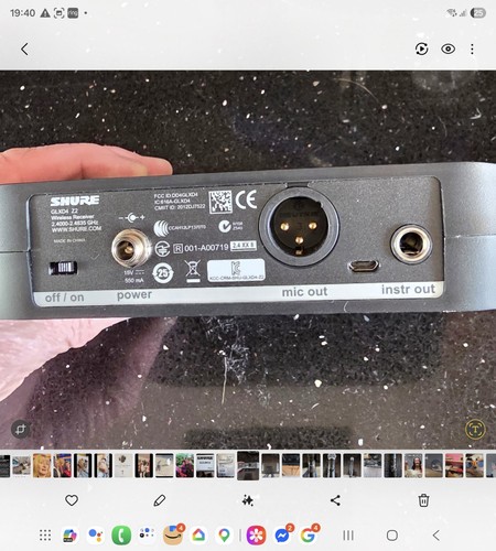 Shure glxd4 digital - shure, z2