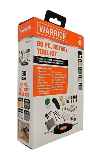 80pc rotary tool kit hobby - rotary,