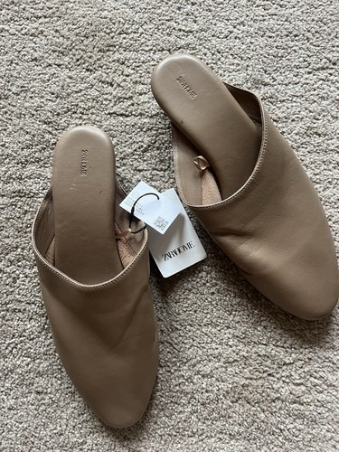 Zara home leather mules - home,