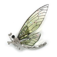 Glittering Green Resin Bead