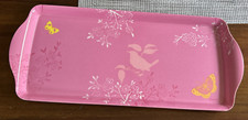 Portmeirion Dawn Chorus  Sandwich Tray Rectangular Pimpernel Melamine 15 x 6.75"