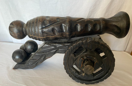 Vintage large hand carved - vintage,