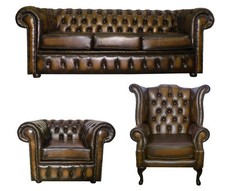 Chesterfield Three Seater Sofa