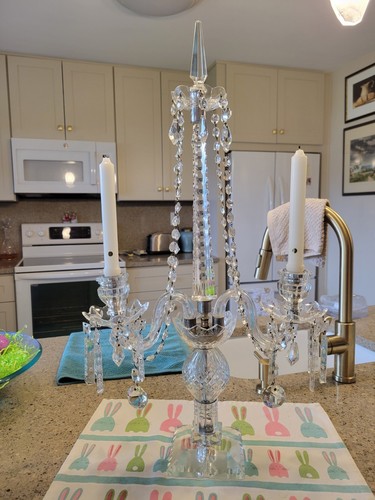 Crystal candelabra - ,