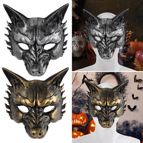 Halloween wolf mask cosplay - wolf,