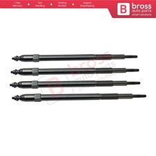 BGP86 1 4 Pieces Heater Glow Plug 11 Volt 11065 2W202 for Nissan Renault Master