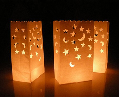 Star and moon luminary - star,