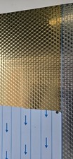 stainless steel sheets 2500 x 1250, Circle Polish, Gold Finish 