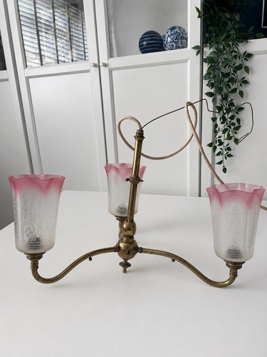 Art nouveau pink glass - pink,