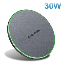 30W Wireless Charger Fast Charging Mat For Apple iPhone 17 Pro Max 16 15 14 13 X