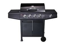 CosmoGrill Original 4+1 Outdoor Gas Black Barbecue (Sealed Return)
