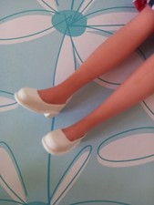 Vintage Sindy White Shoes Good