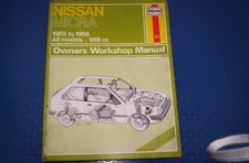 Haynes Workshop Manual NISSAN