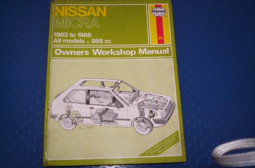 Haynes workshop manual nissan - manual,
