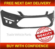 Fits Ford Mondeo 2011-2014 Front Bumper Primed With Pdc, No Wash Jet Holes