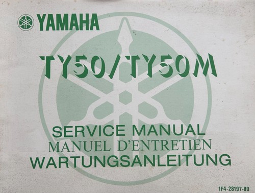 Yamaha ty50 ty50m - ty50m, service