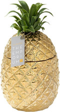 Gold Pineapple Ice Bucket with Lid, Premium Addition to Your Drinks Trolley | Re