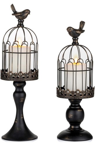 Vintage bird cage - cage, candleholder