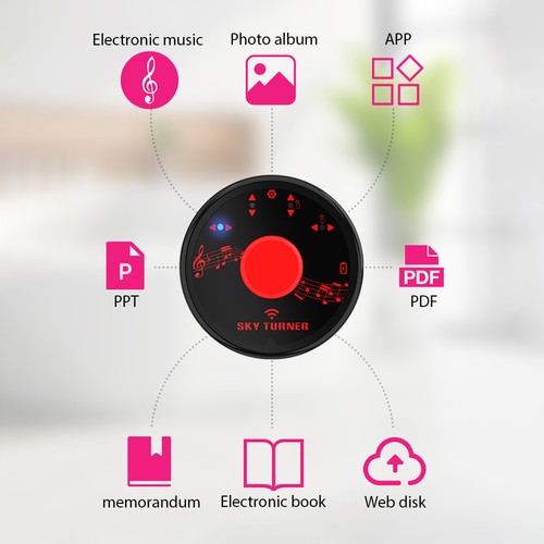 Silent bluetooth page turner - silent,