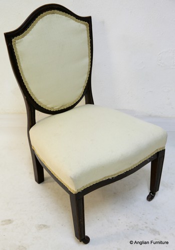 Edwardian nursing chair with - edwardian,