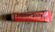 WW2 German Foot Sweat Ointment ~ Medical Supplies