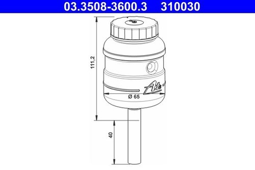 Brake fluid reservoir for - reservoir,