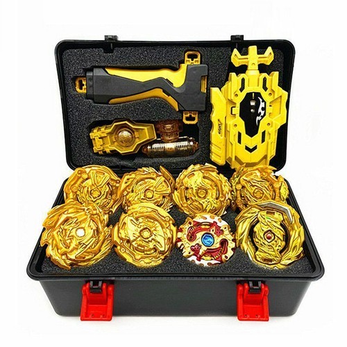 8pcs golden beyblade - golden, gyro