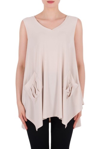 Joseph ribkoff champagne top - champagne,