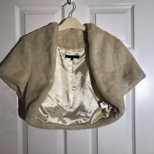 NEW COAST IVORY FAUX FUR FULLY