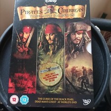 Pirates of The Caribbean: Three Movie Collection DVD Boxed Set 3 DVDS  SET