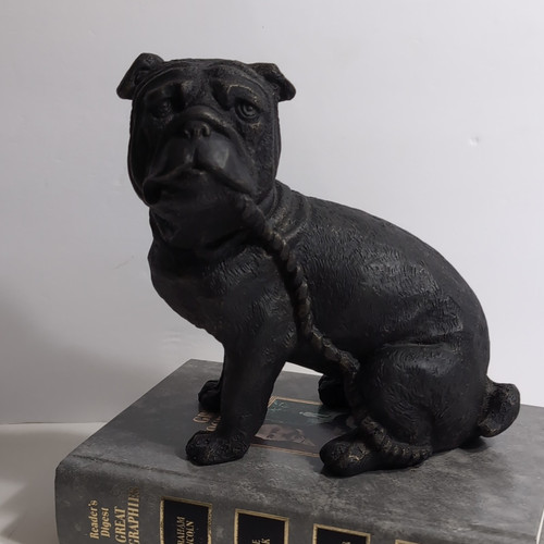 Bronze color bull dog - bull,