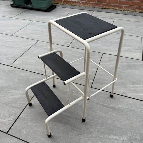 Vintage folding library steps - folding,