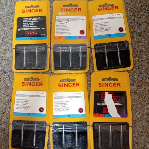 Singer sewing machine needles - machine,